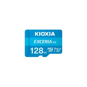 Spominska kartica microSDXC 128GB Kioxia Exceria G3 160MB/s/50MB/s U3 V30 UHS-I A2 (LMEX3L128GG2)