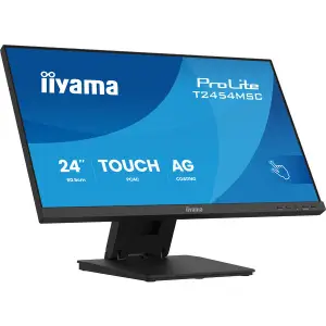 Monitor touch Iiyama 60,5 cm (23,8") T2454MSC-B3AG 1920x1080 POS 75Hz IPS 4ms HDMI DisplayPort 2xUSB3.2 Nagib Zvočniki  ProLite interaktivni monitor PCAP 10, nagib 5° do  90°