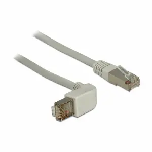 KABEL PATCH SFTP Cat 5e   0,50m  RJ45 1Gbit Delock kotni - siv (83514)