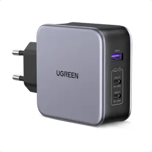 Hišni polnilec 100-240V => 2x USB-C (ž) 1x USB-A (ž) 140W 3.1 GaN Ugreen