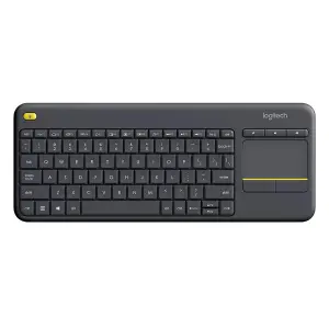 Tipkovnica brezžična Logitech K400 Plus | Slovenski nabor znakov črna + Touchpad (920-008385)