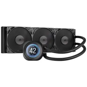 Vodno hlajenje Corsair Nautilus RS LCD - 360mm črna (CW-9061033-WW)