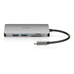 Priklopna postaja USB-C => D-LINK USB-C  8 v 1  HUB HDMI 4K USB 3.0 100W microSD/SD