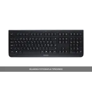 Tipkovnica brezžična Cherry KW 3000 SLO | SLO gravura črna (JK-3000GB-2)