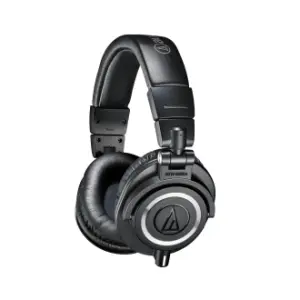 Slušalke žične Audio-Technica naglavne 1x3,5mm ATH-M50X črna (ATH-M50X)