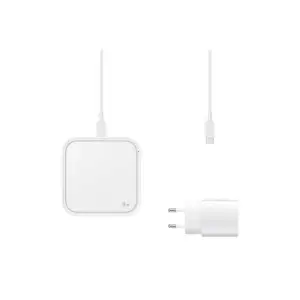 Brezžična polnilna postaja Samsung 15W priložen adapter in kabel bel (EP-P2400TWEGEU)