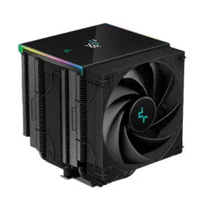 Zračni hladilnik DeepCool AK620 Digital - 28 dB 162mm RGB črna (R-AK620-BKADMN-G) 