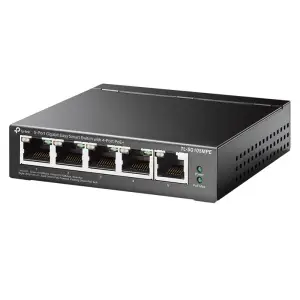 STIKALO 5-PORT TP-Link Easy Smart 10/100/1000 PoE+ (TL-SG105MPE)