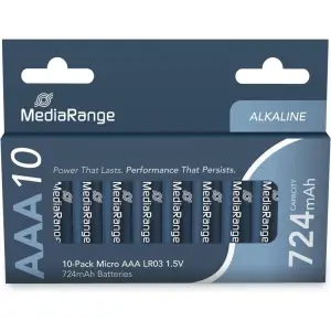Baterijski vložek MediaRange MRBAT102 1,5V AAA/LR03 10 kos Premium Alkalne (111602)