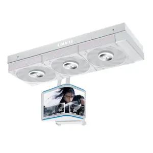 Vodno hlajenje Lian-Li HydroShift II OLED Curved 360 P28 V2 - 360mm RGB bela (GHS2OLDC36PW)