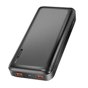 Prenosna baterija Logilink 20000mAh 20W PD 2x USB-A 1x USB-C črna (PA0378)