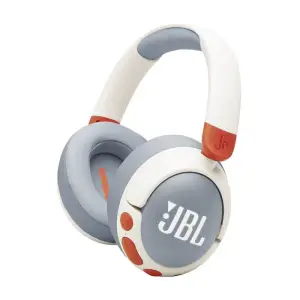 Slušalke brezžične JBL naglavne BT/1x3,5mm JR470NC bele Bluetooth otroške (JBLJR470NCWHT)