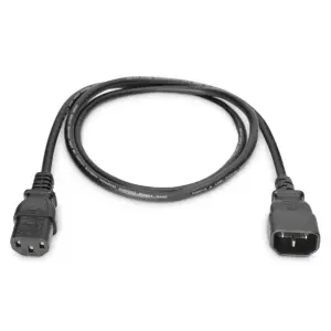 KABEL NAPAJALNI 220V podaljšek 1,20m C13 - C14 (AK-440201-012-S)