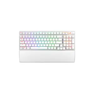 Gaming Tipkovnica brezžična, bluetooth, USB Asus ROG Strix Scope II 96 US | bela RGB (90MP037A-BKUA30)