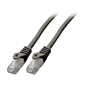 KABEL PATCH UTP Cat6 15,00m RJ45 1Gbit EFB - črn (K8104SW.15)
