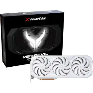 Grafična kartica AMD RX9070 XT PowerColor Red Devil bela - 16GB GDDR6  | 1xHDMI 2.1b 3xDisplayport 2.1a (RX9070XT 16G-E/OC/WHITE)
