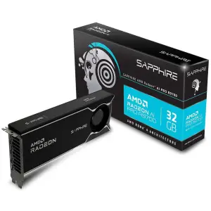 Grafična kartica AI Pro Sapphire R9700 - 32GB GDDR6  | 4xDisplayport 2.1a (32358-01-20G)