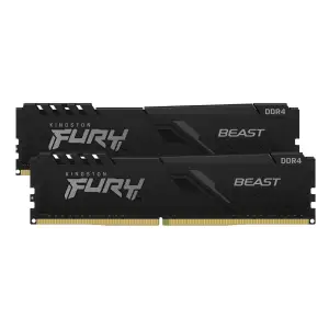 DDR4 32GB 3200MHz CL16 KIT (2x16GB) Kingston Fury Beast XMP2.0 1,35V Fury črna (KF432C16BBK2/32)