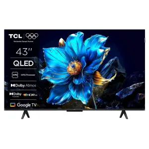 TV sprejemnik TCL 43,0" 109,2 cm 43P71K 4K QLED Google TV 3xHDMI USB BT WiFi RJ45  Dolby Vision