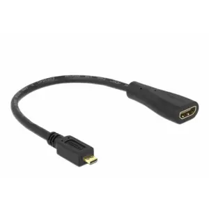 Adapter HDMI (ž) => microHDMI (m) 23cm Delock (65391)