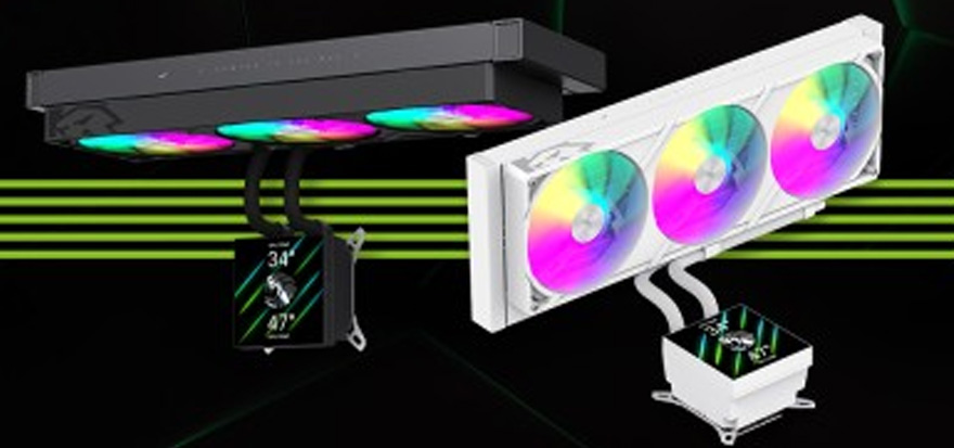 360mm vodno hlajenje in Intel chipset