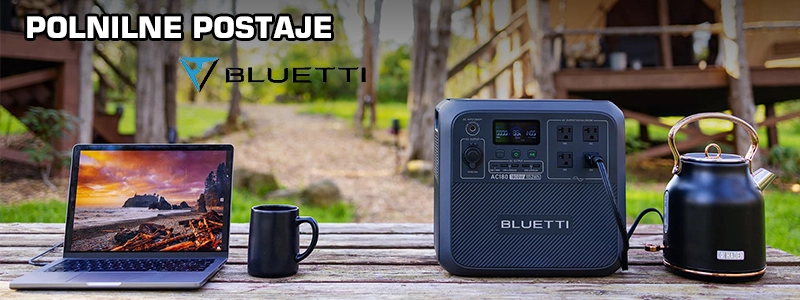 Bluetti polnilne postaje za kampiranje, avtodom in rezervno napajanje